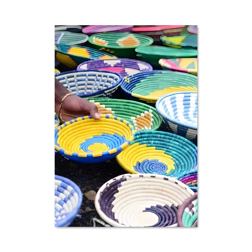 Poster Femme en Tissage