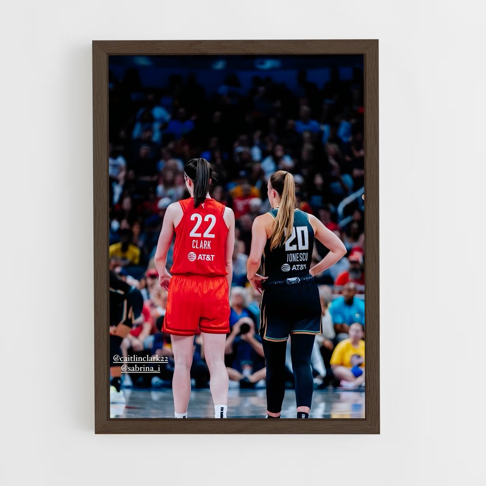 ap-sabrina ionescu-5 cadre Bois foncé