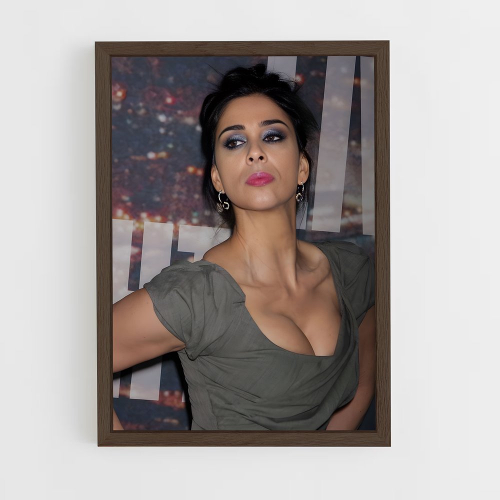 ap-sarah silverman-7 cadre Bois foncé