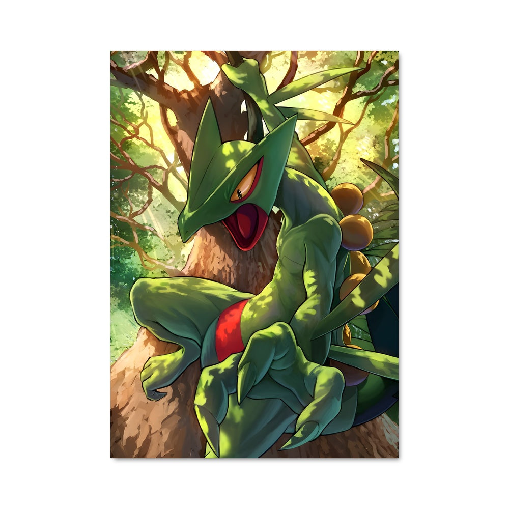 Poster Sceptile: Feuille Émeraude