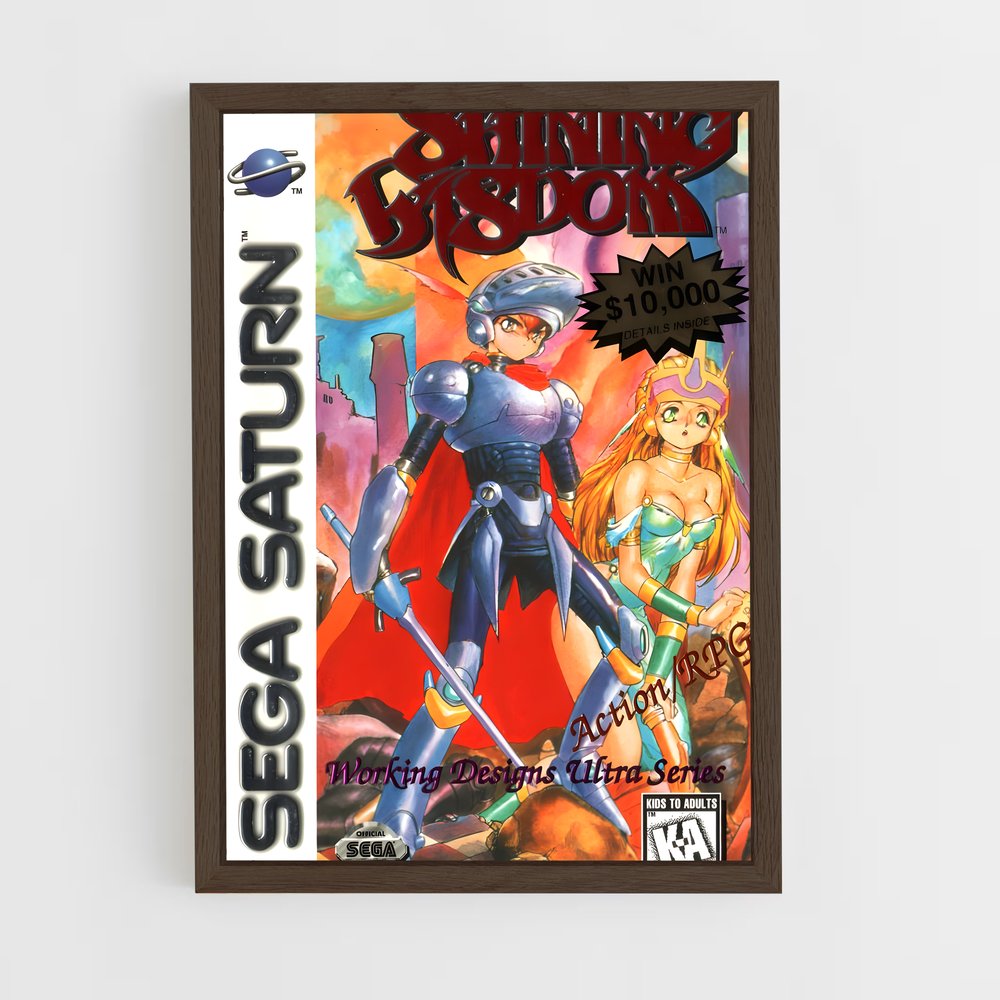 ap-sega saturn-5 cadre Bois foncé