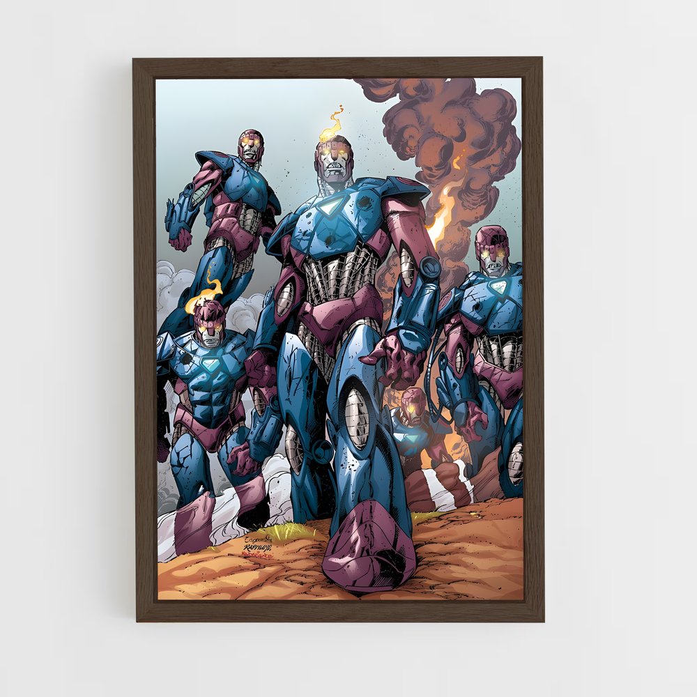 ap-sentinels x-men-1 cadre Bois foncé