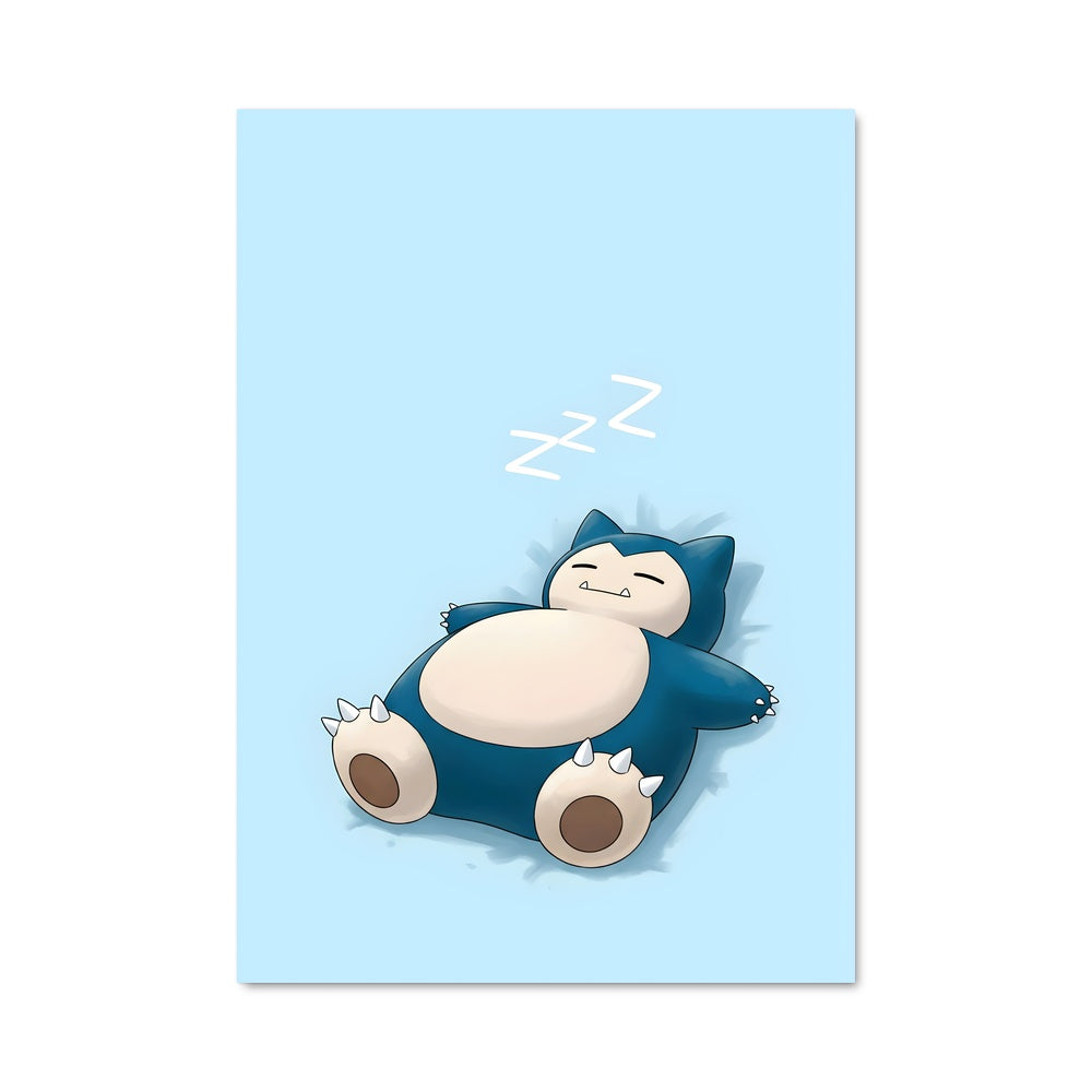 Poster Snorlax En Paix