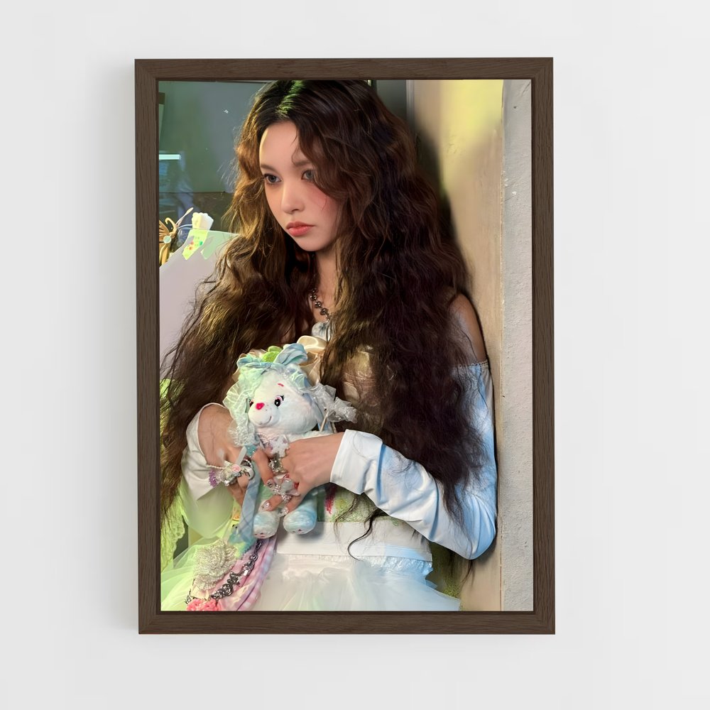 ap-solo kpop-1 cadre Bois foncé