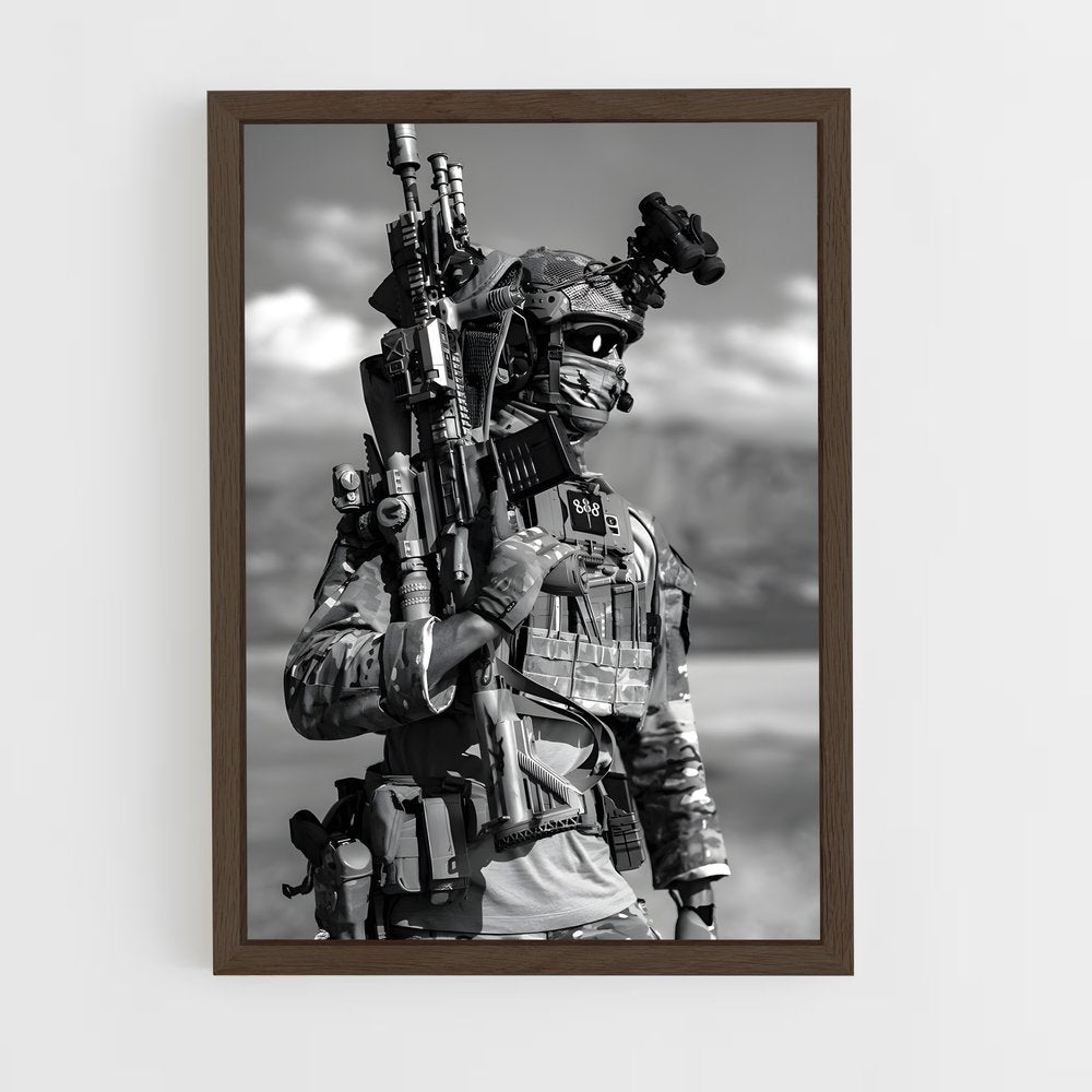 ap-special forces-1 cadre Bois foncé