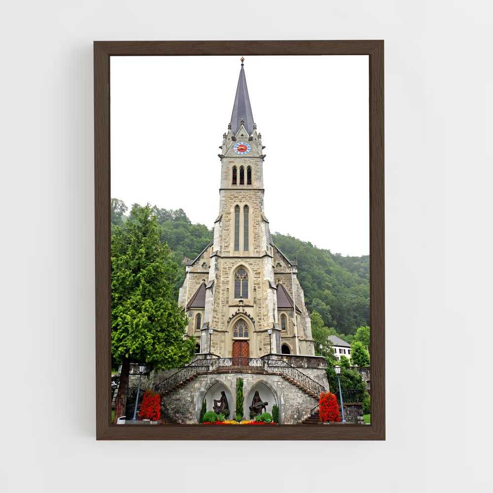 ap-st florin cathedral-1 cadre Bois foncé