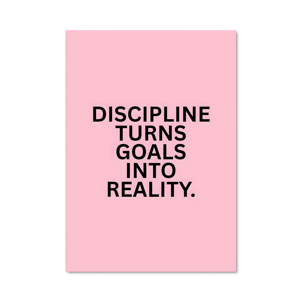Poster Discipline en Action