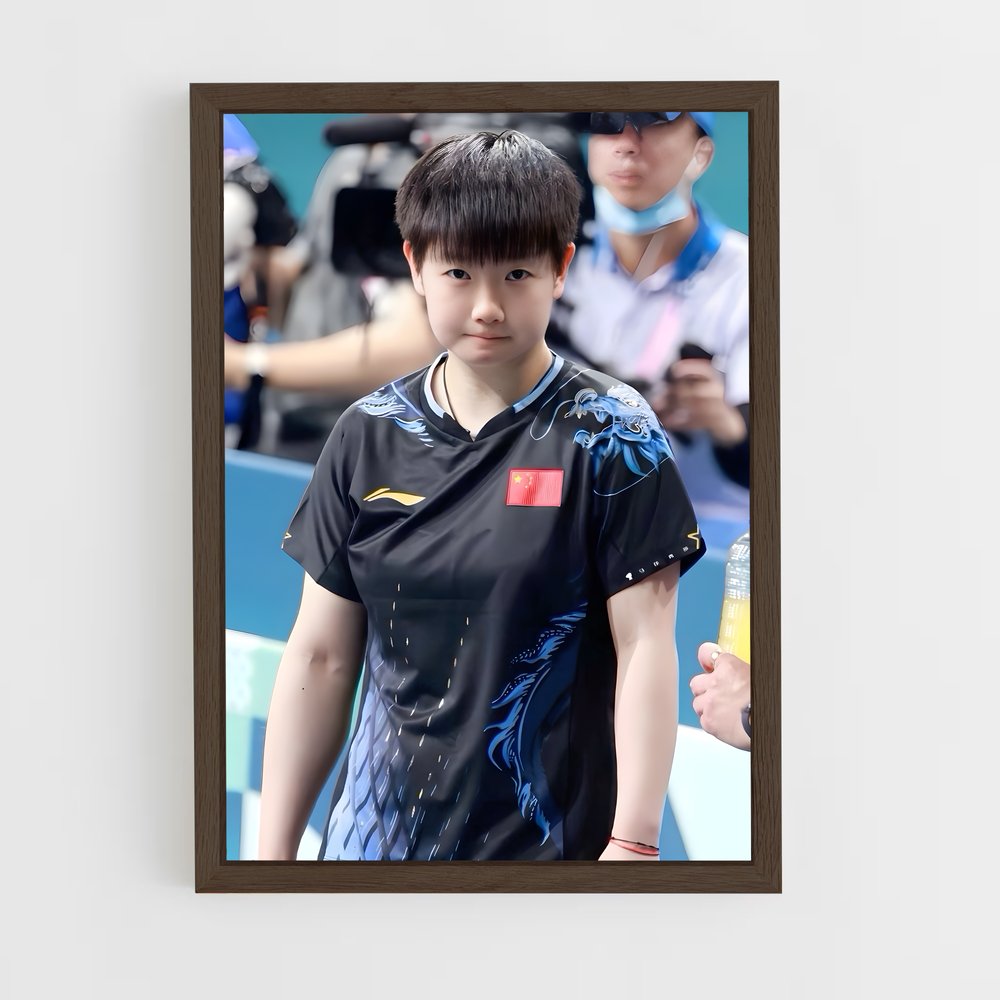 ap-sun yingsha-1 cadre Bois foncé