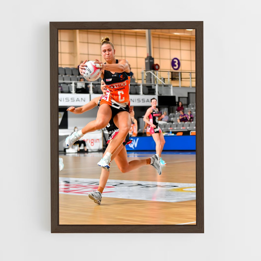 ap-suncorp super netball-2 cadre Bois foncé