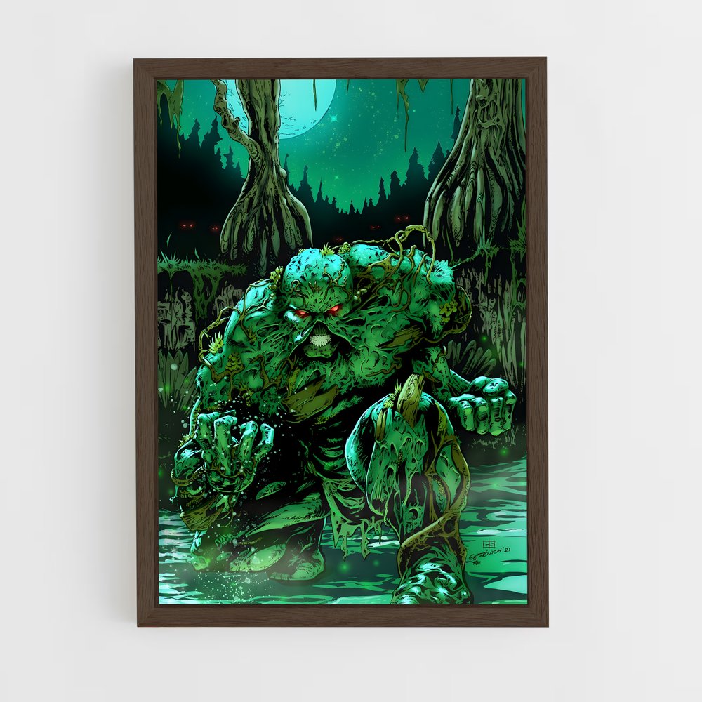 ap-swamp thing-6 cadre Bois foncé