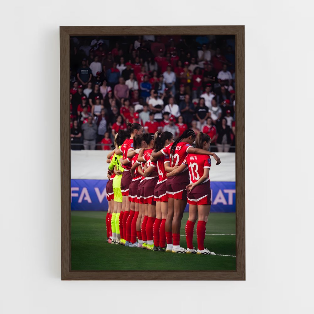 ap-switzerland national football team-1 cadre Bois foncé