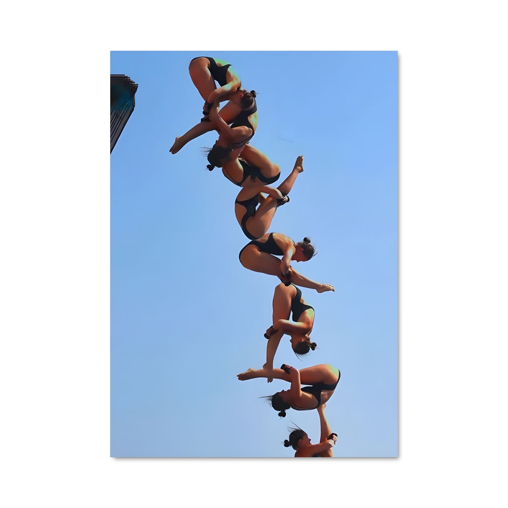 Poster Synchronized diving training 68221