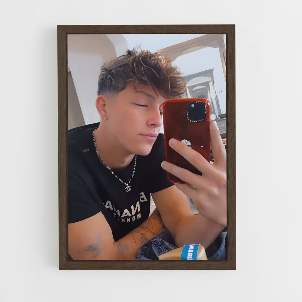 ap-tayler holder-4 cadre Bois foncé
