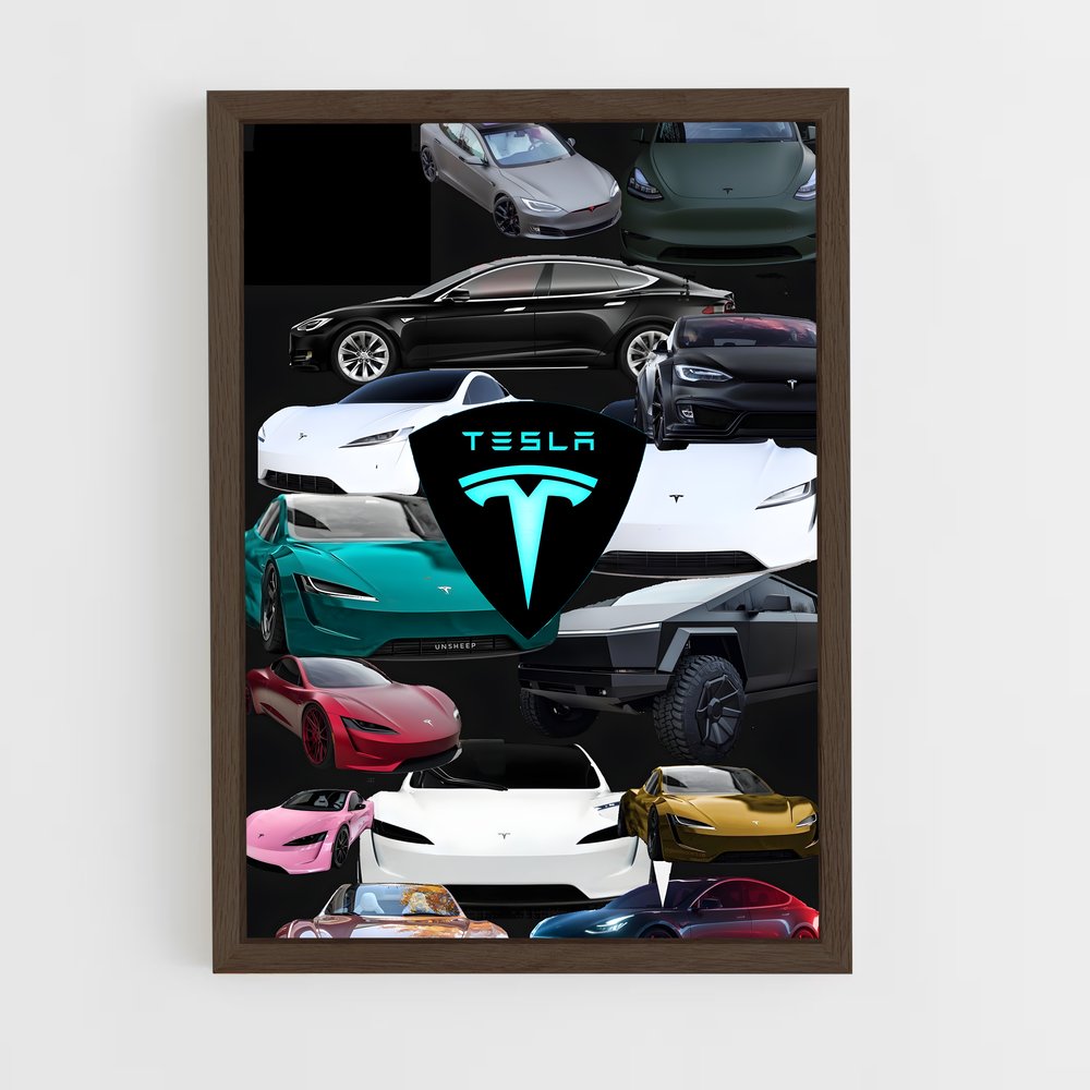 ap-tesla-2 cadre Bois foncé