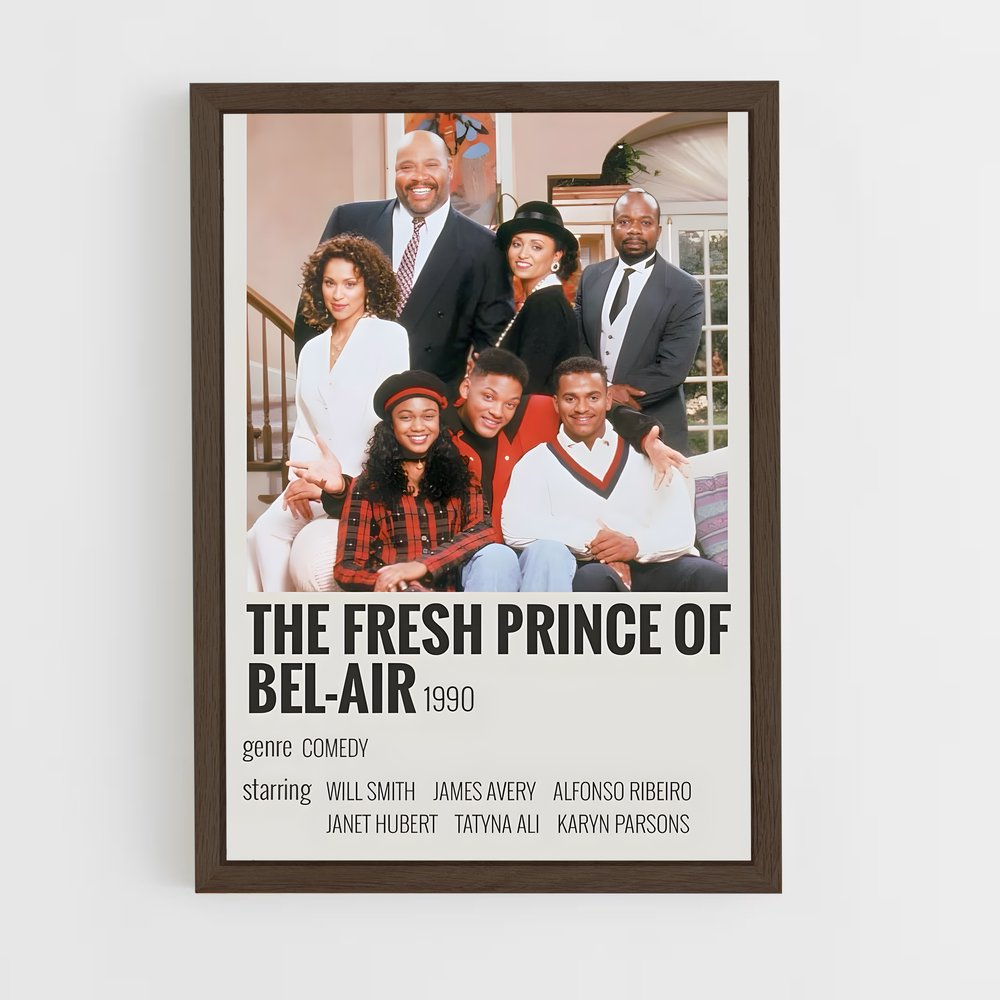 ap-the fresh prince of bel air-4 cadre Bois foncé