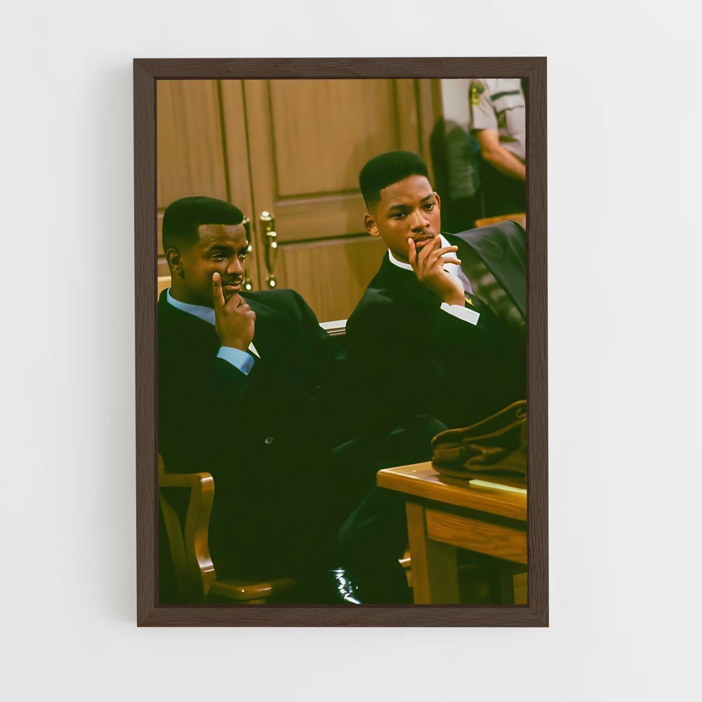 ap-the fresh prince of bel air-5 cadre Bois foncé