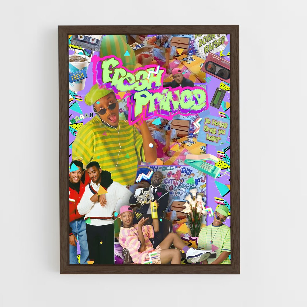 ap-the fresh prince of bel air-8 cadre Bois foncé