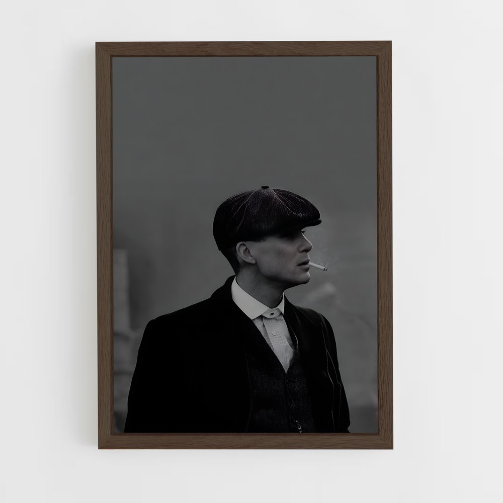 ap-tommy shelby-6 cadre Bois foncé