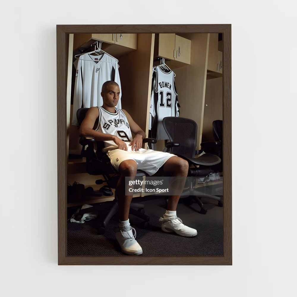 ap-tony parker-6 cadre Bois foncé