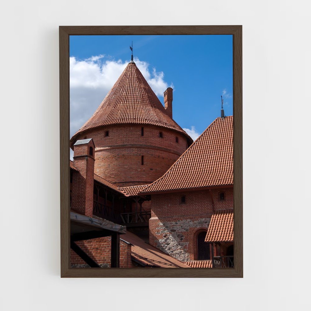 ap-trakai castle-2 cadre Bois foncé