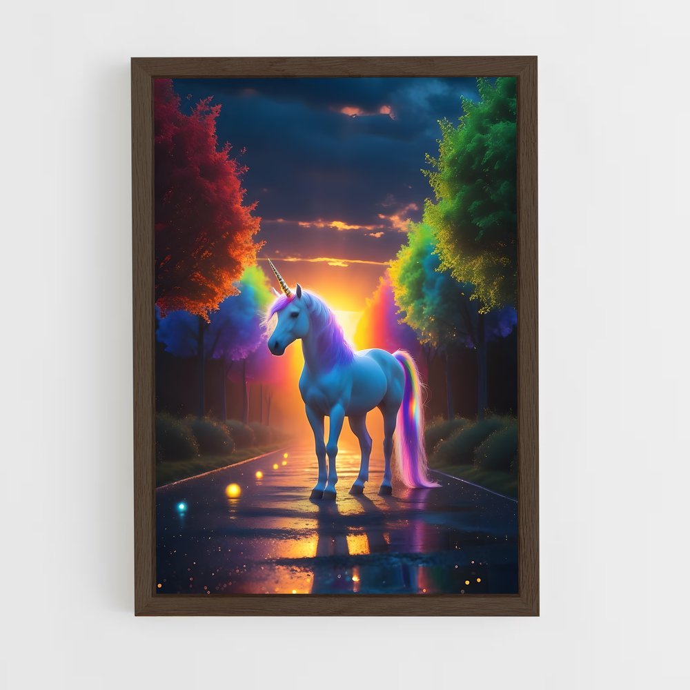 ap-unicorn-10 cadre Bois foncé