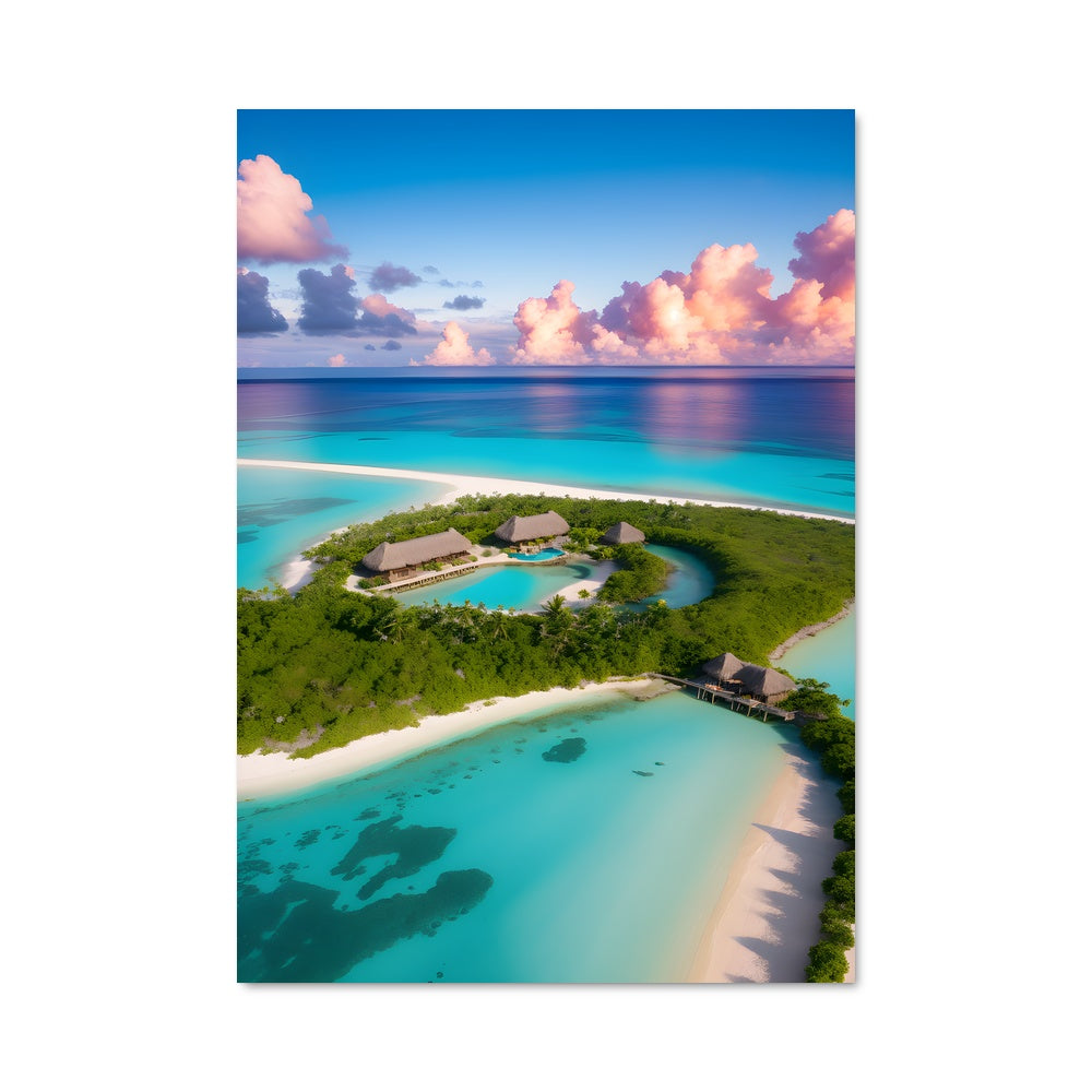 Poster Océan Vaitupu