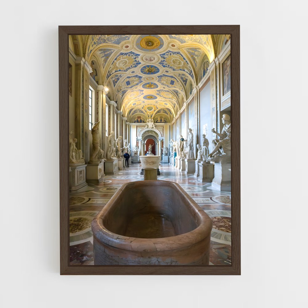 ap-vatican museums-1 cadre Bois foncé