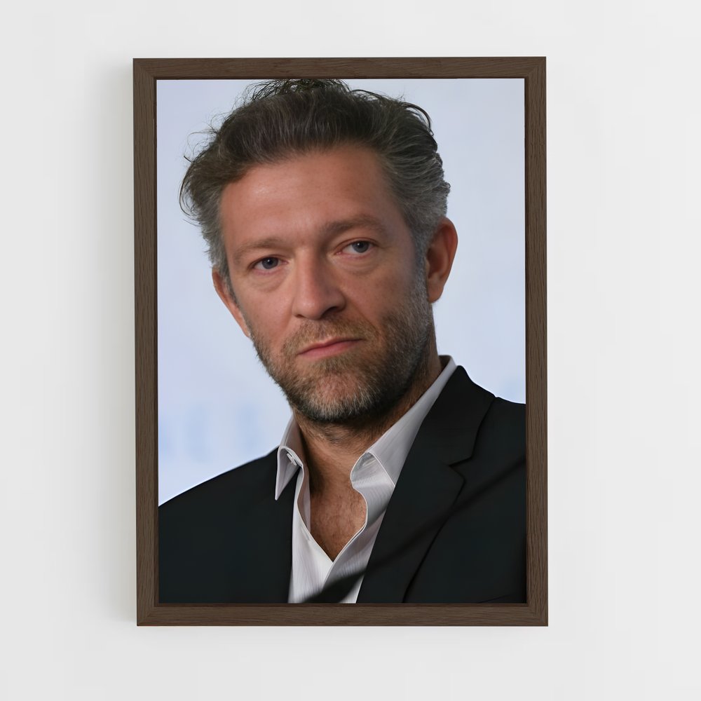 ap-vincent cassel-3 cadre Bois foncé