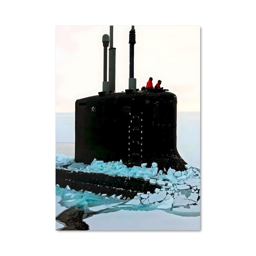 Poster Sous-Marin Noir