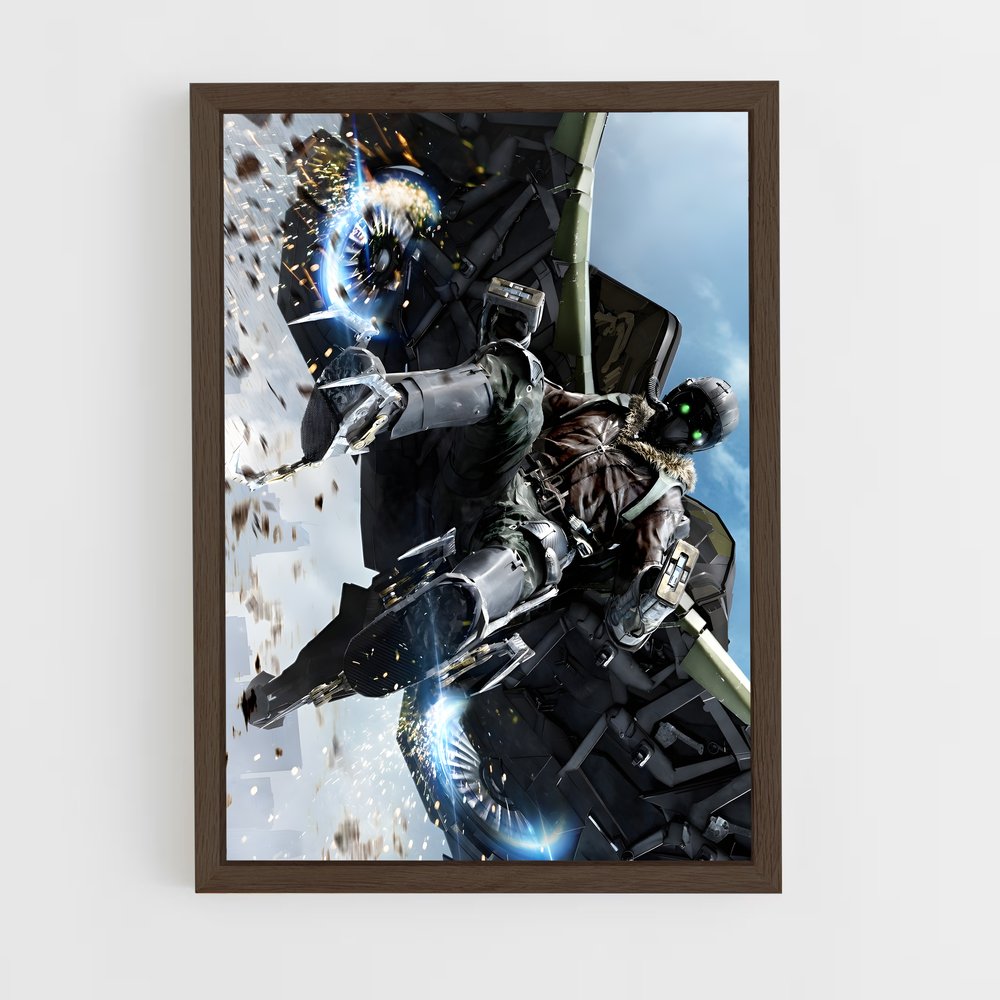 ap-vulture spider-man-3 cadre Bois foncé