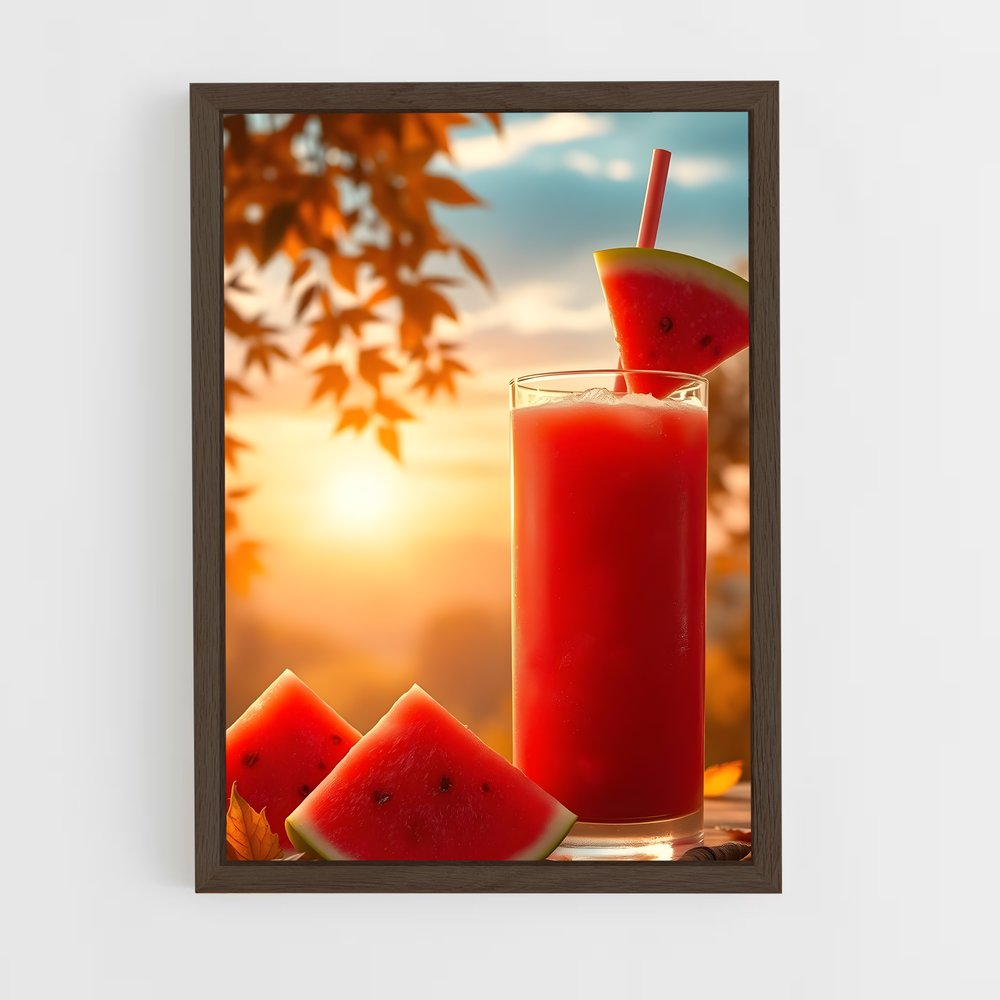 ap-watermelon-3 cadre Bois foncé