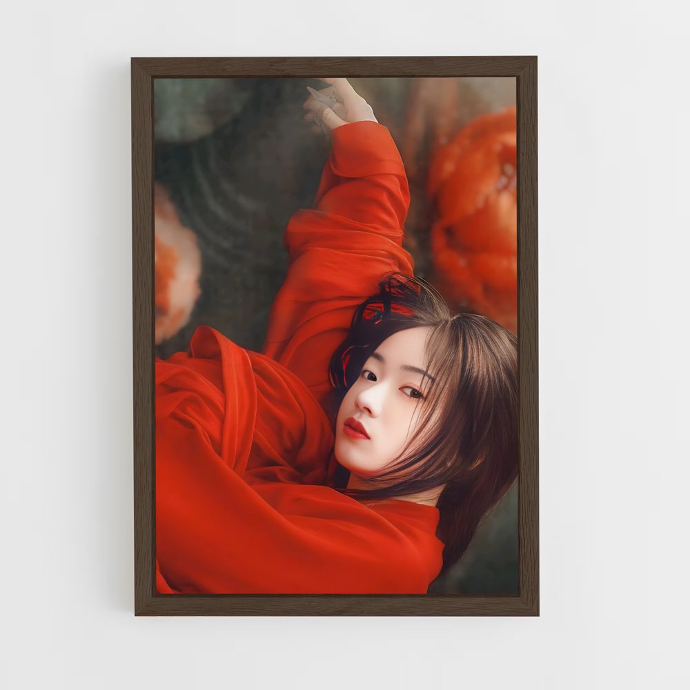 ap-wen jie-6 cadre Bois foncé