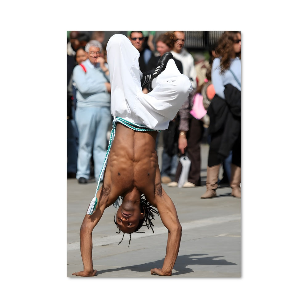 Poster Capoeira Street Acrobat