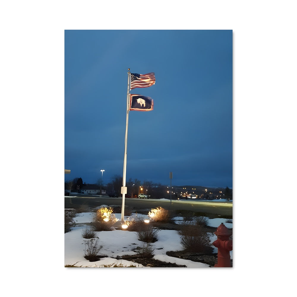 Poster Flambeau de Wyoming