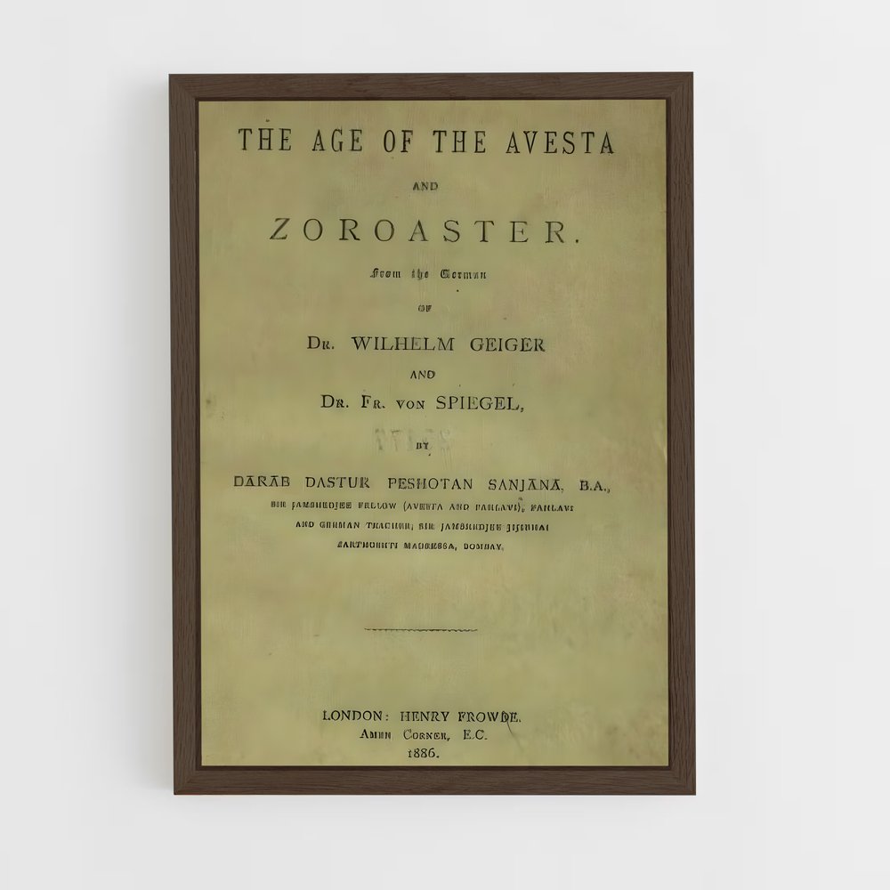 ap-zoroaster-4 cadre Bois foncé