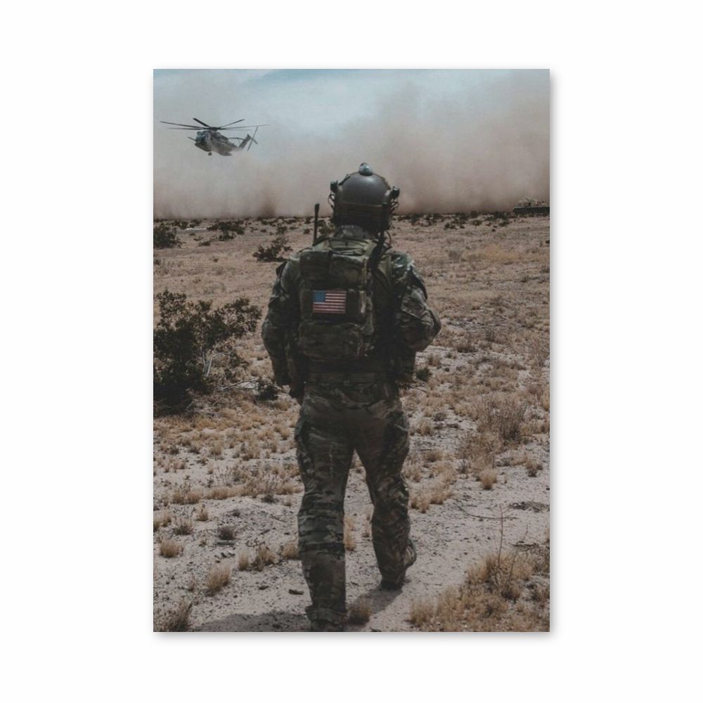 Poster Militaire Américain