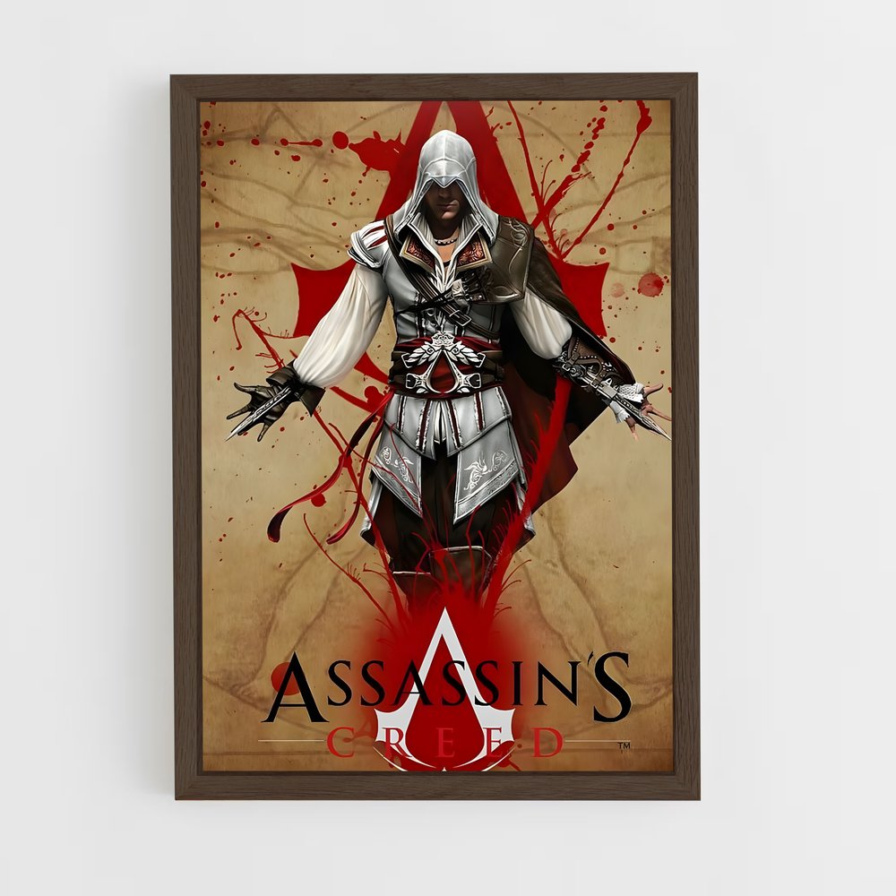 assassins-creed-3 cadre Bois foncé