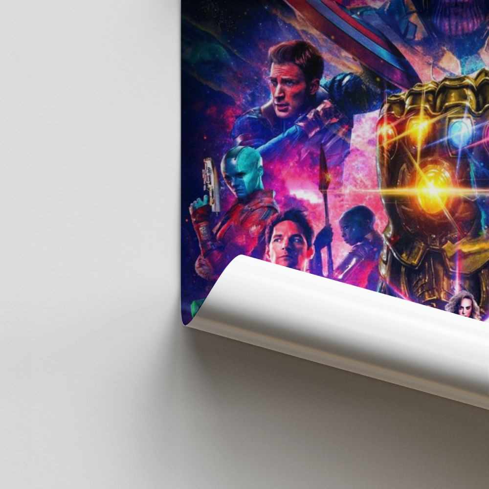 Poster Avengers Tanos Gauntlet