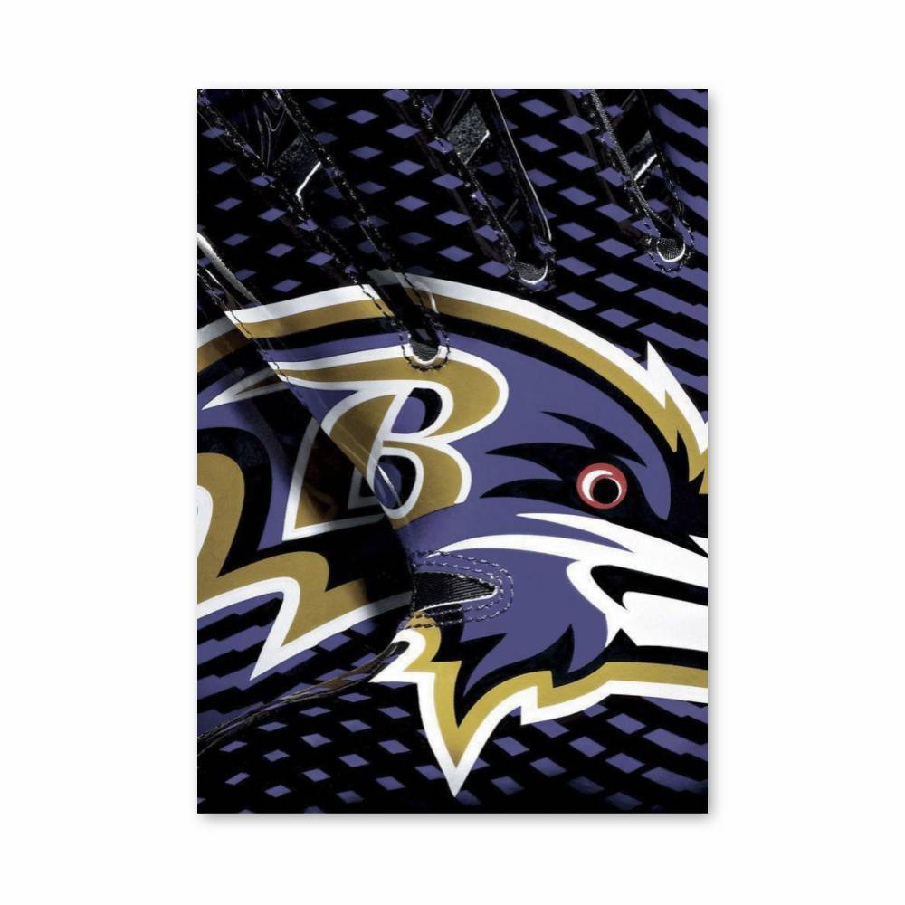 Poster Baltimore Ravens Handschuhe