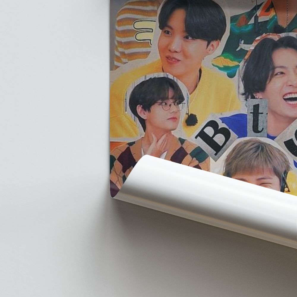 Lustiges BTS-Poster