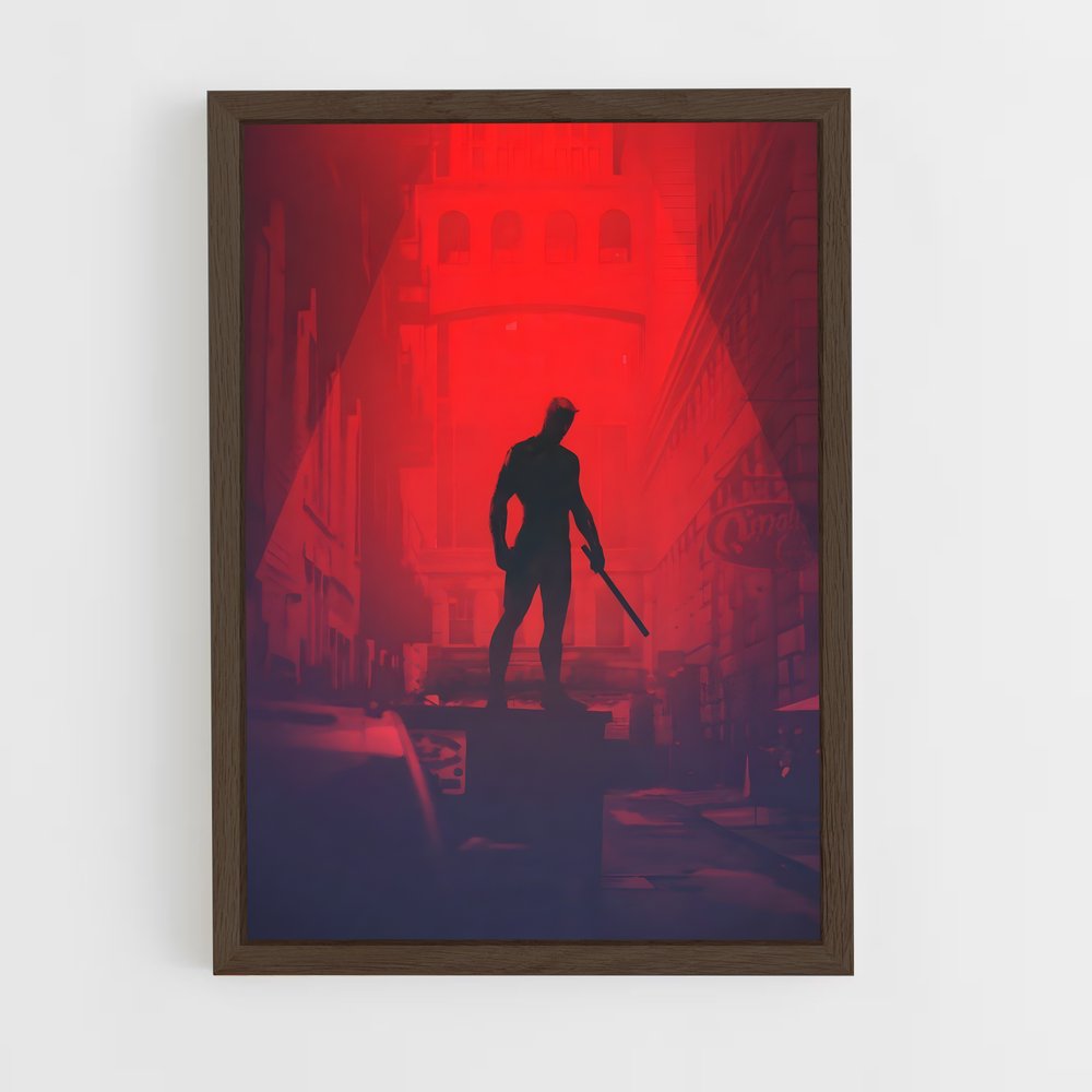 daredevil-3 cadre Bois foncé