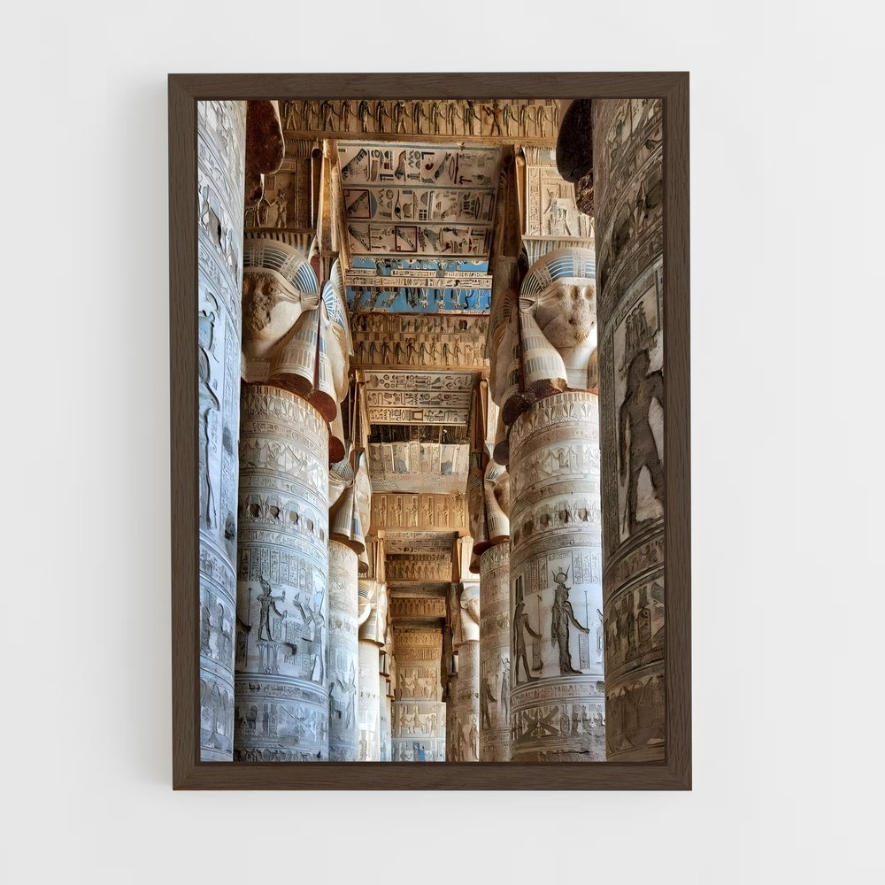 egypte-antique-8 cadre Bois foncé
