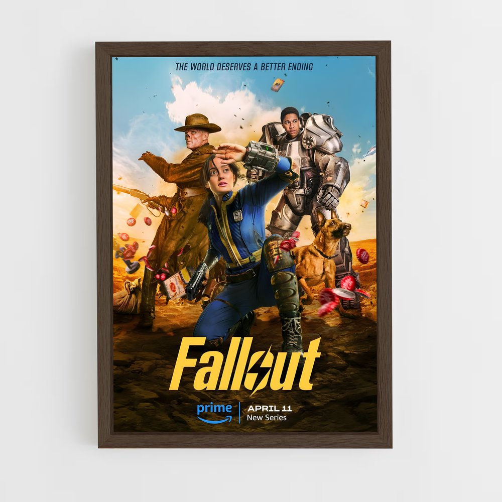 fallout-3 cadre Bois foncé