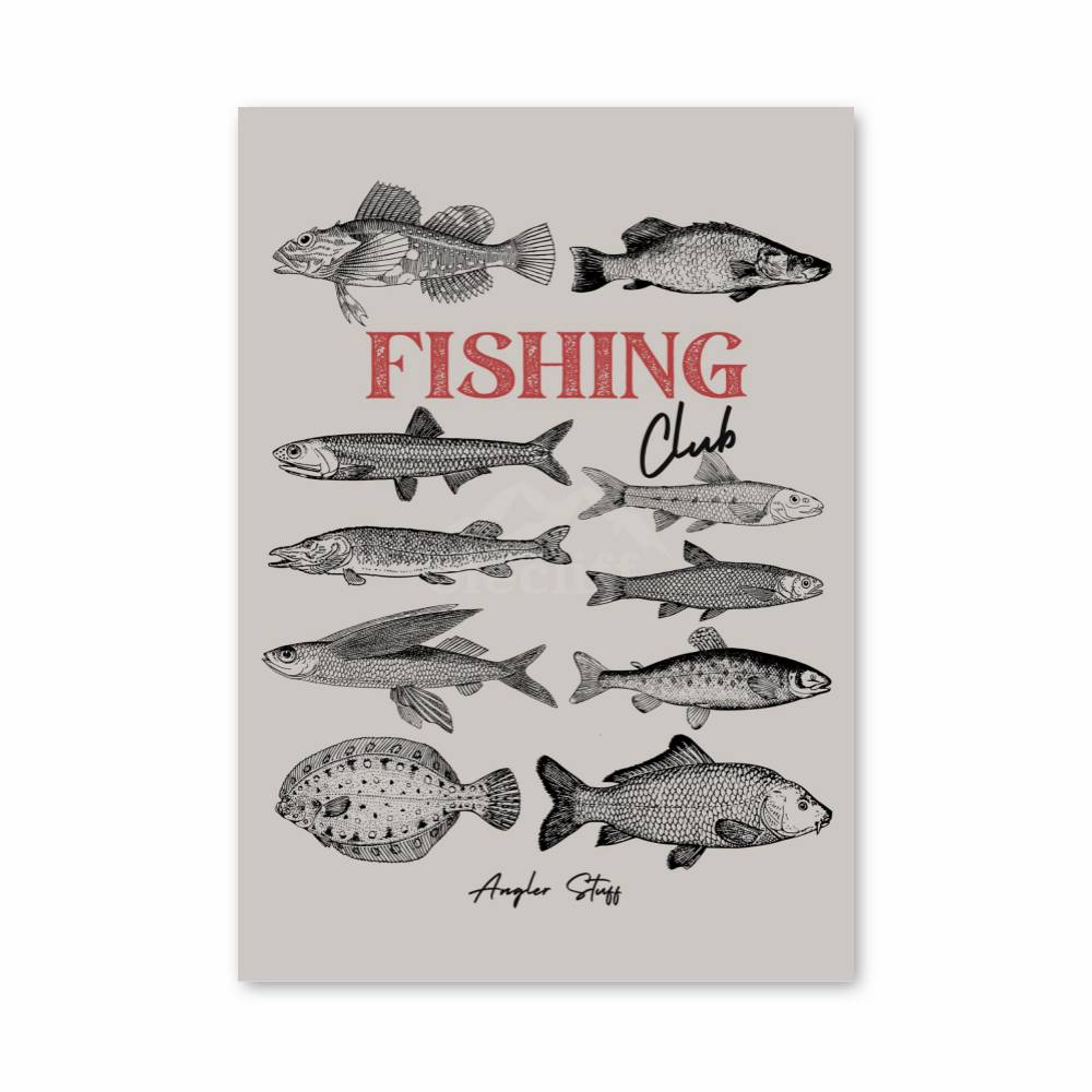 Poster Fishing Club