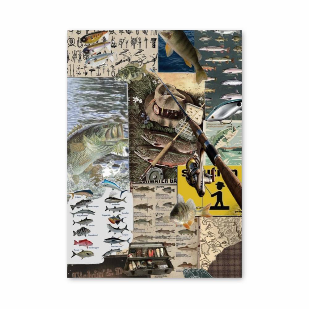 Poster Aventure Pêche