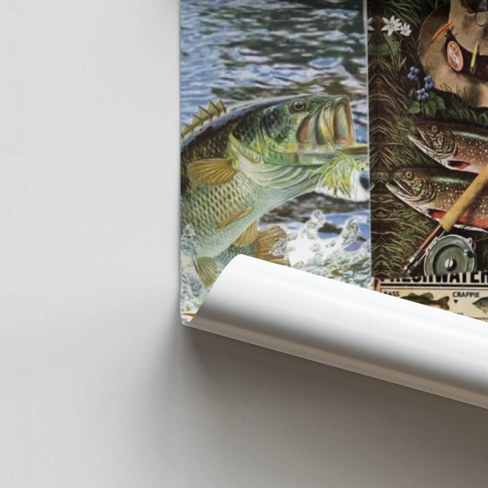 Poster Aventure Pêche