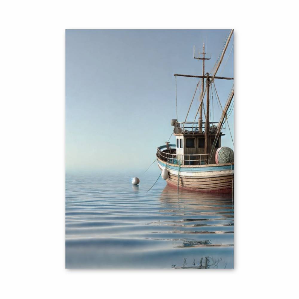 Poster Bateau Tranquille