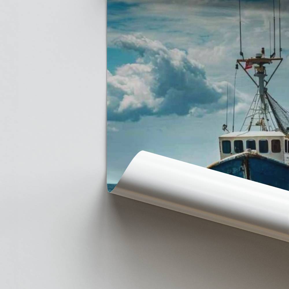 Horizon-Fischerboot-Poster