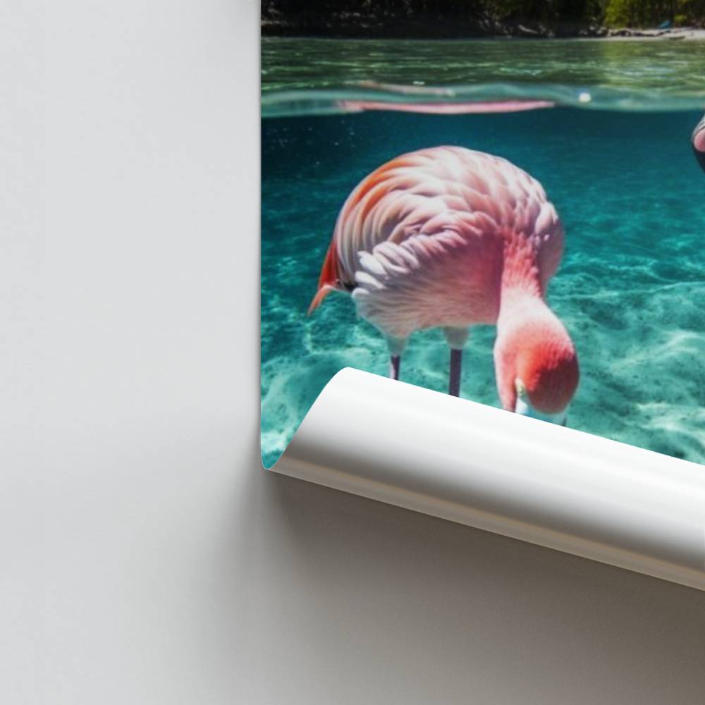 Paradies-Flamingos-Poster