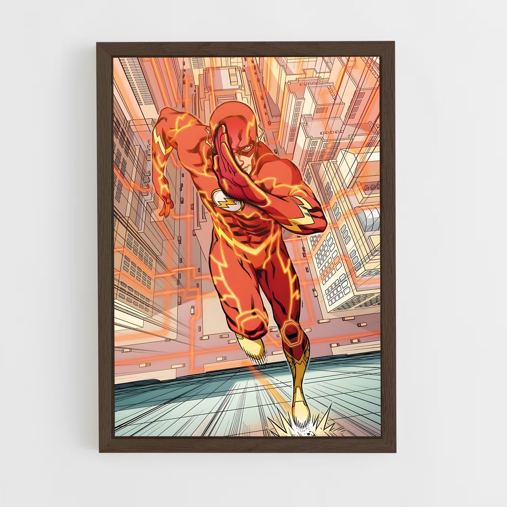 flash-6 cadre Bois foncé